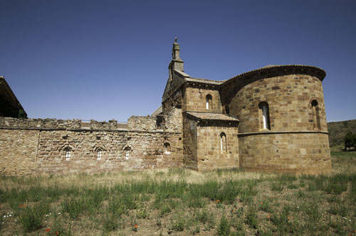 Vista lateral de la iglesia de Juarros